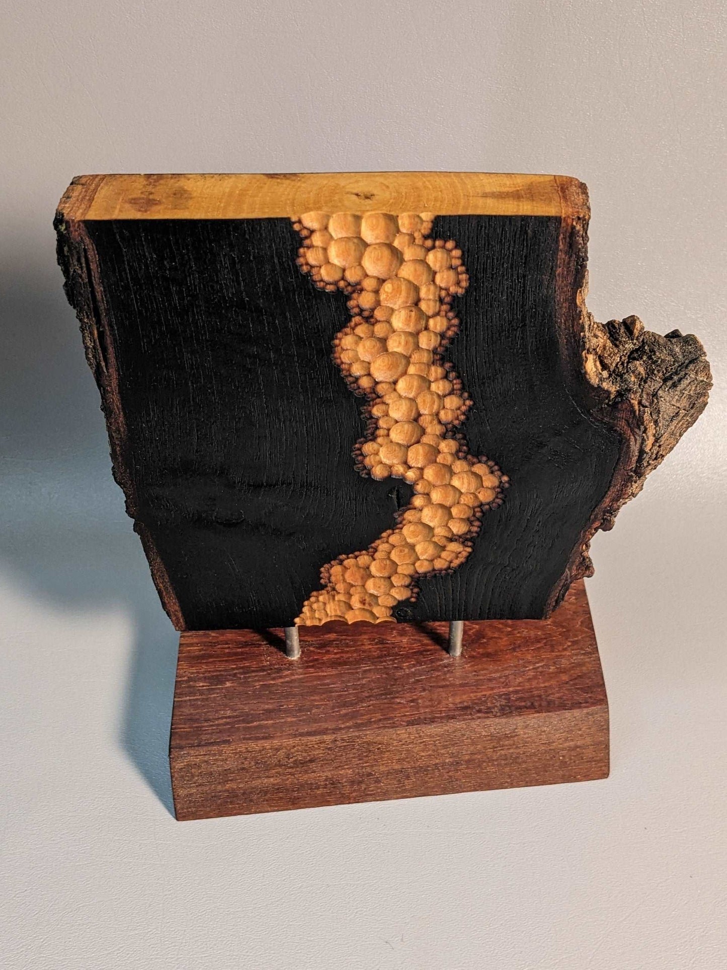 Burn and Carve Sculpture