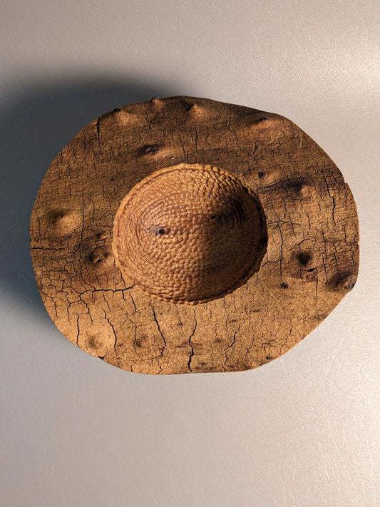 Carved Wide Edge Bowl