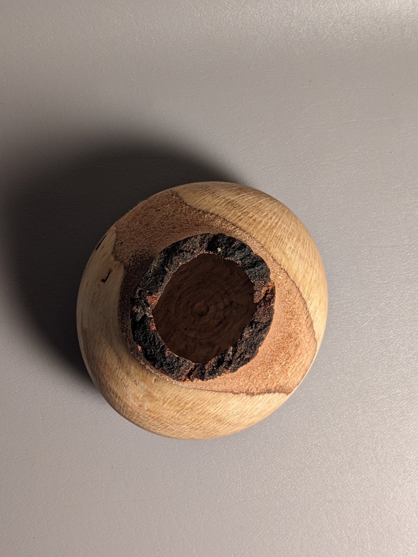 Live Edge Oak Hollow Form