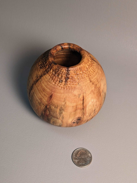 Spalted Birch Hollow Form 2