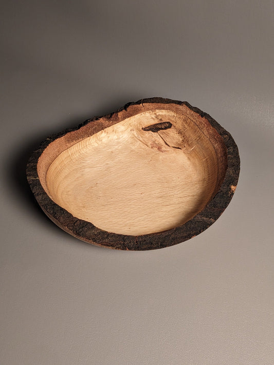 Oak Live Edge Wobble Bowl