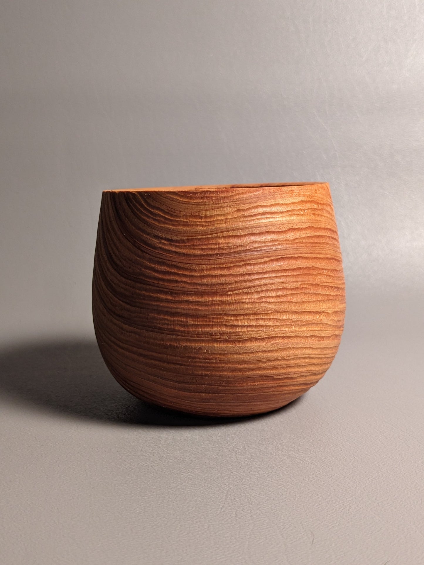 Textured Cedar Vessel