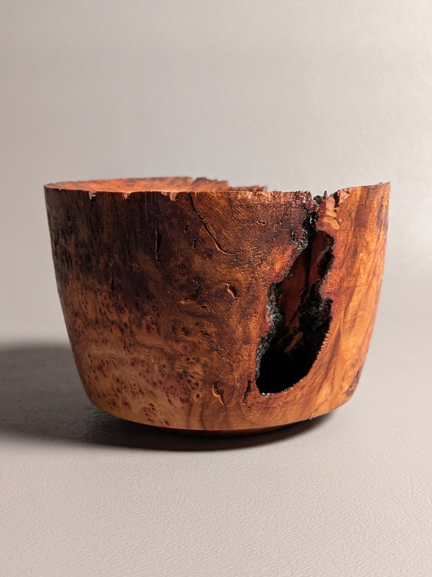 Olive Burl Bowl