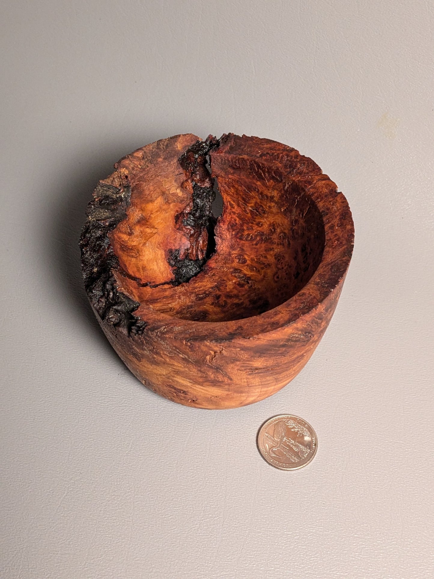 Olive Burl Bowl