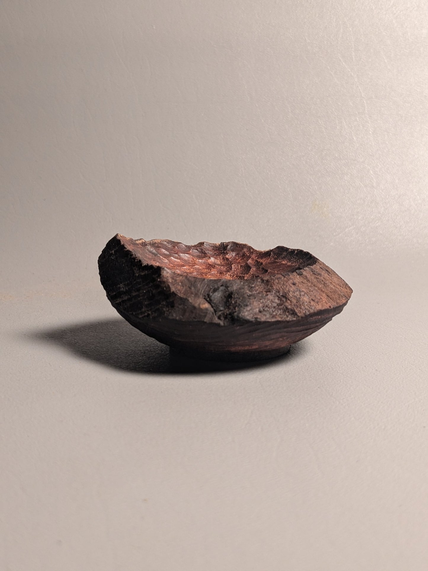 Small Carved Live Edge Dish