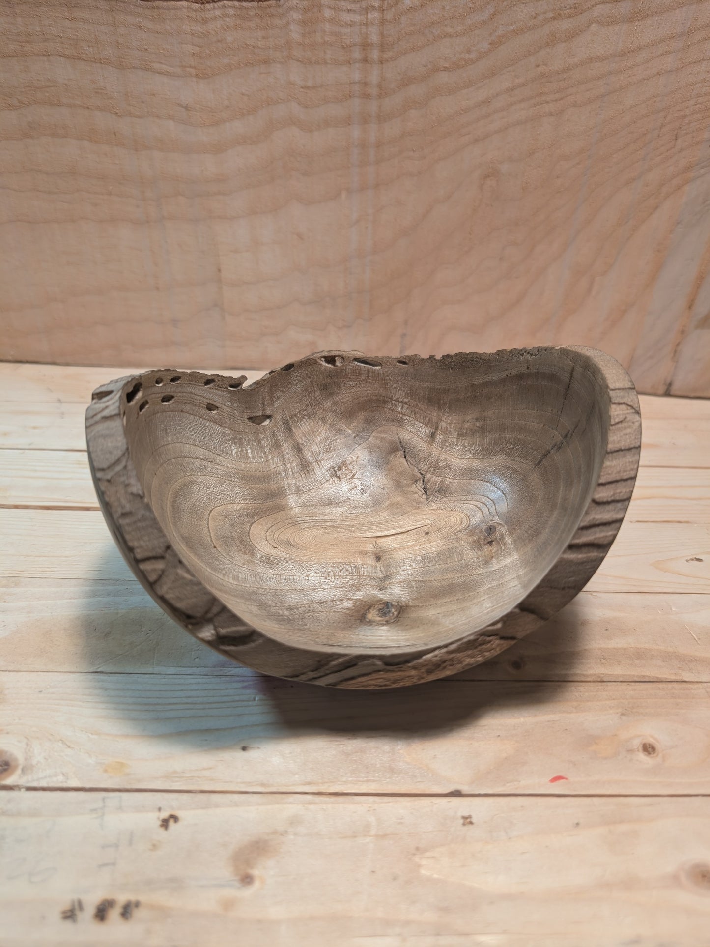 Live Edge Hackberry Bowl
